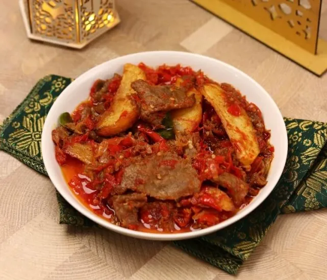 resep dendeng balado basah