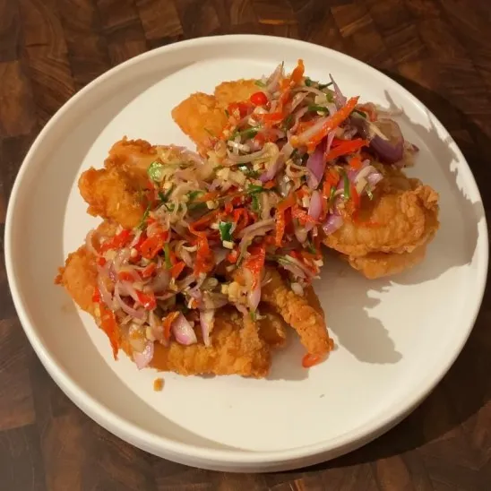 resep ikan dori sambal matah