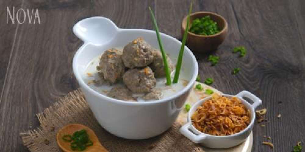 Bakso Daging Kuah Santan Ala Sasa
