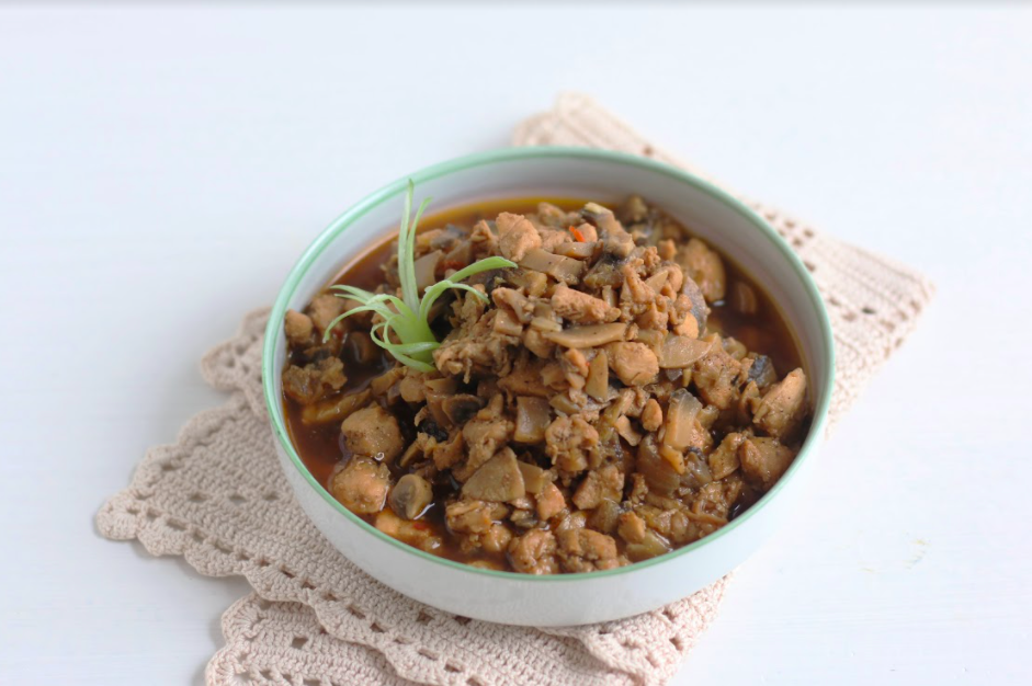 Ayam Jamur Kecap Sambel Matah