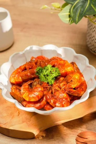 resep udang saus padang