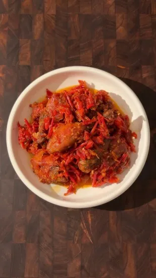 resep ayam balado Padang