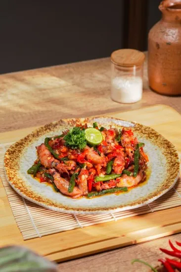 Sambal Cumi Kacang Panjang