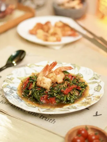 Cah Kangkung Udang