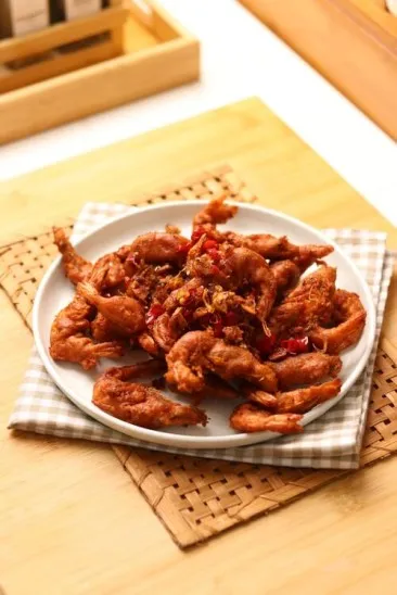 Udang Goreng Terasi Sambal Embe
