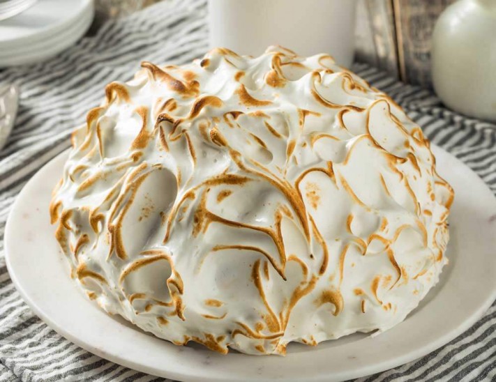 Flaming Baked Alaska