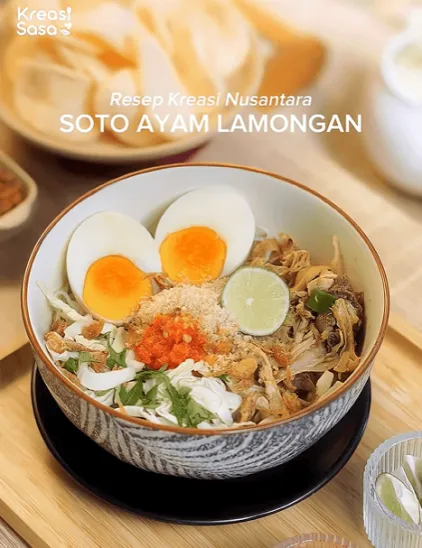 resep soto ayam lamongan