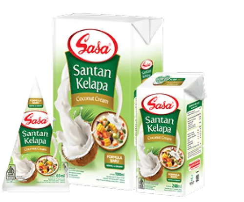 santan cair dan santan bubuk sasa