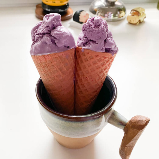 Coconut Ube Ice Cream