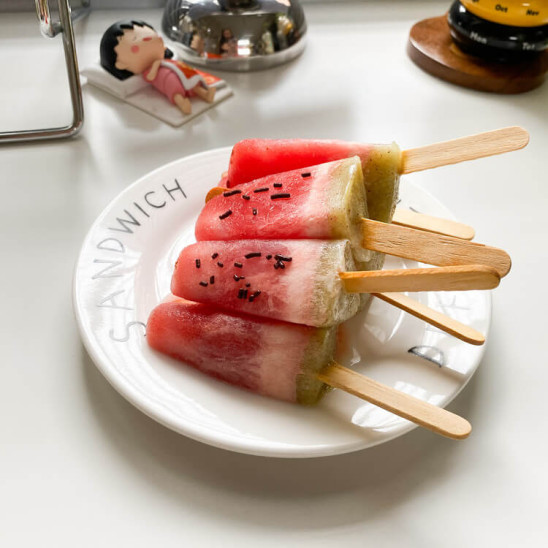 resep coconut watermelon ice pop