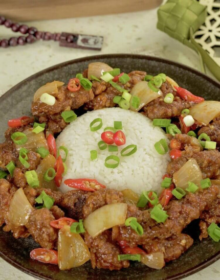 resep spicy beef