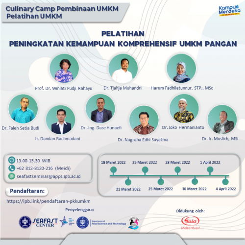 Culinary Camp Pembinaan UMKM - Series Pelatihan UMKM