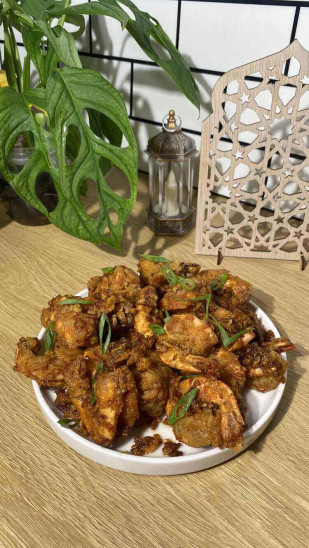resep udang madu bawang putih