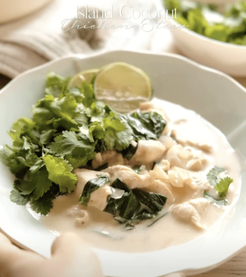 resep coconut chicken 