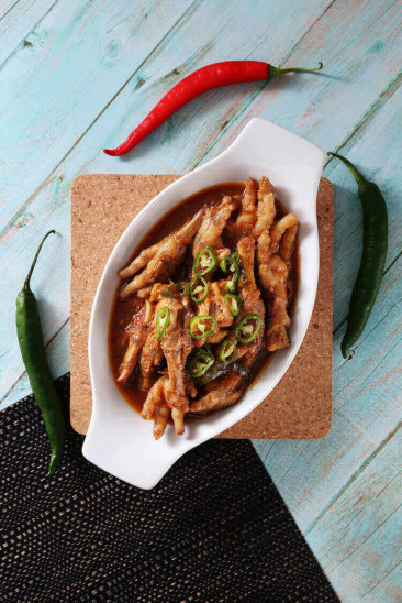 resep  krengsengan ceker ayam