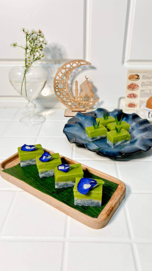 resep kuih pulut pandan