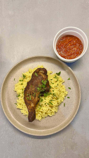 Nasi Mandhi dan Ayam Panggang Paprika