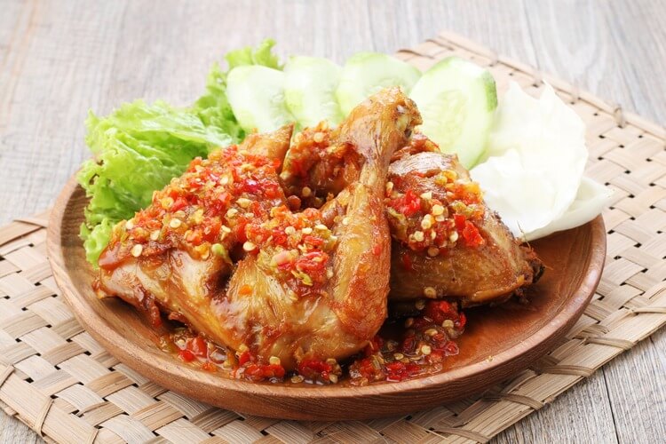 ayam penyet