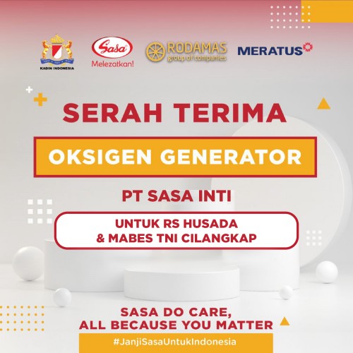 Serah Terima Oksigen Generator untuk RS Husada & Mabes TNI Cilangkap