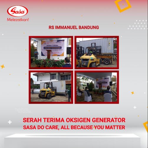Serah Terima Oksigen Generator untuk RS Imanuel Bandung