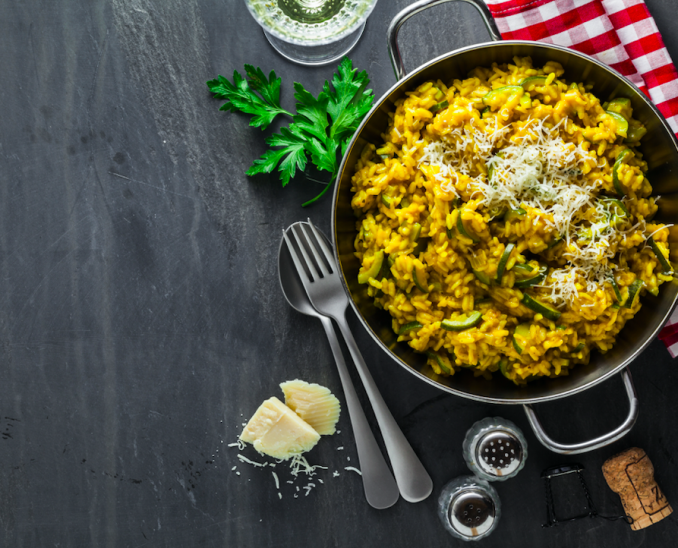 resep risotto saffron