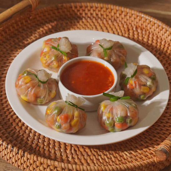 Shrimp Vegetable Dumpling