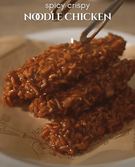 resep crispy noodle