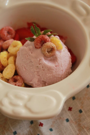 Strawberry Coconut Ice Cream