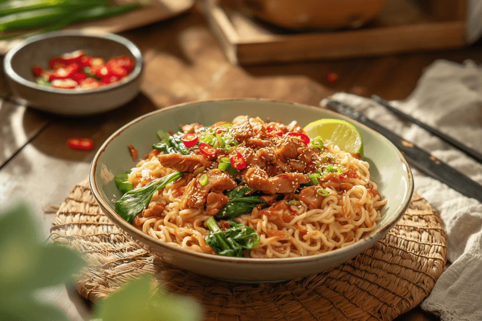 resep mie goreng sambal matah