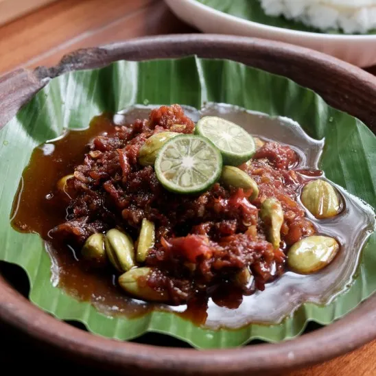 resep sambal terasi pete