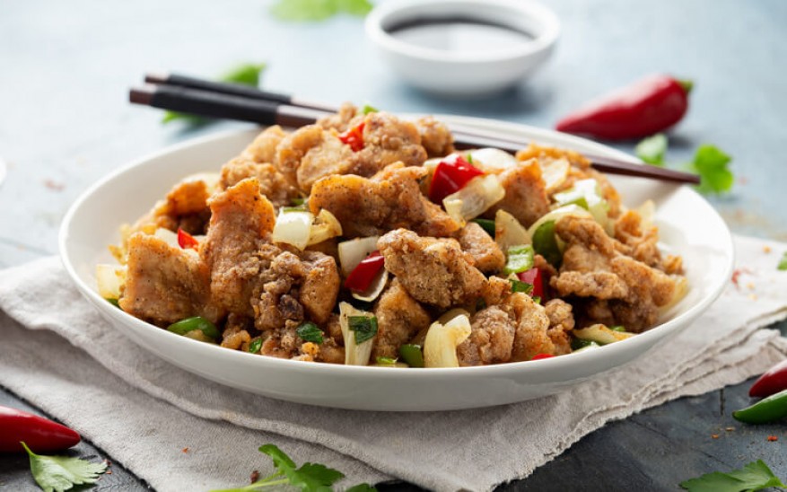 ayam crispy pedas 