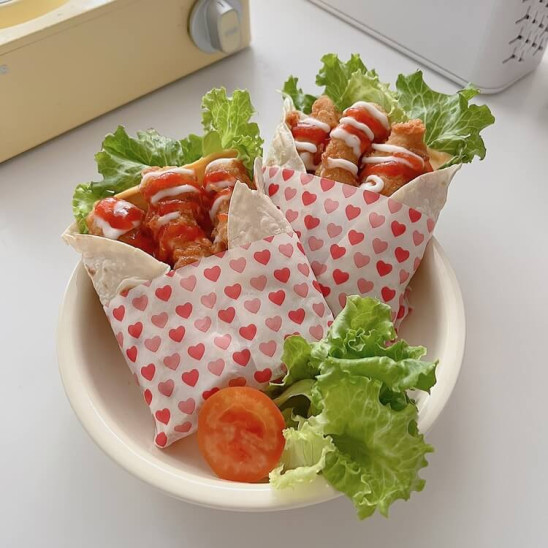 resep chicken wrap