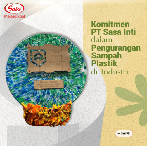 Komitmen PT Sasa Inti dalam Pengurangan Sampah Plastik Industri