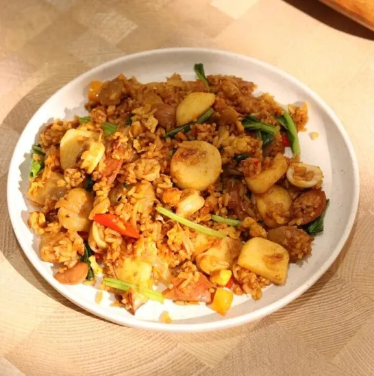 resep nasi goreng seafood