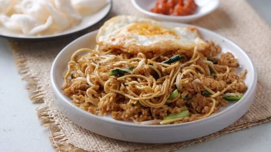 cara membuat nasi goreng mawut