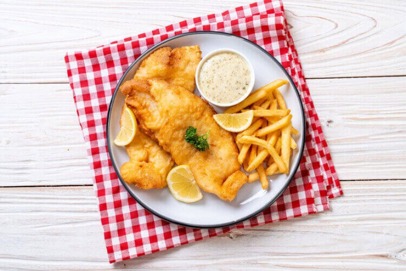 cara membuat fish and chips