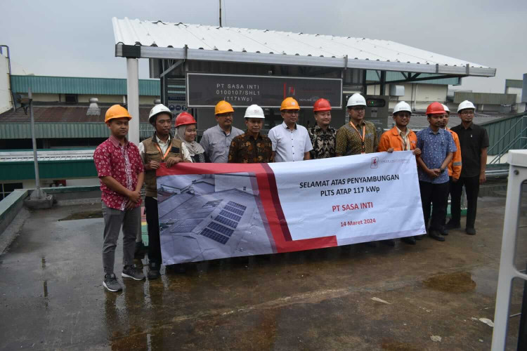 PLTS di Pabrik PT Sasa Inti Cikarang Sebagai Upaya Kontribusi Energi Yang Ramah Lingkungan