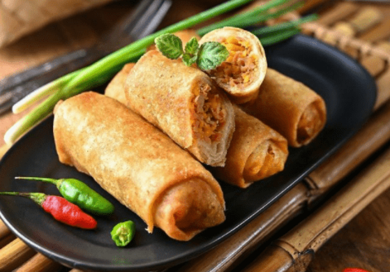 lumpia goreng rendang