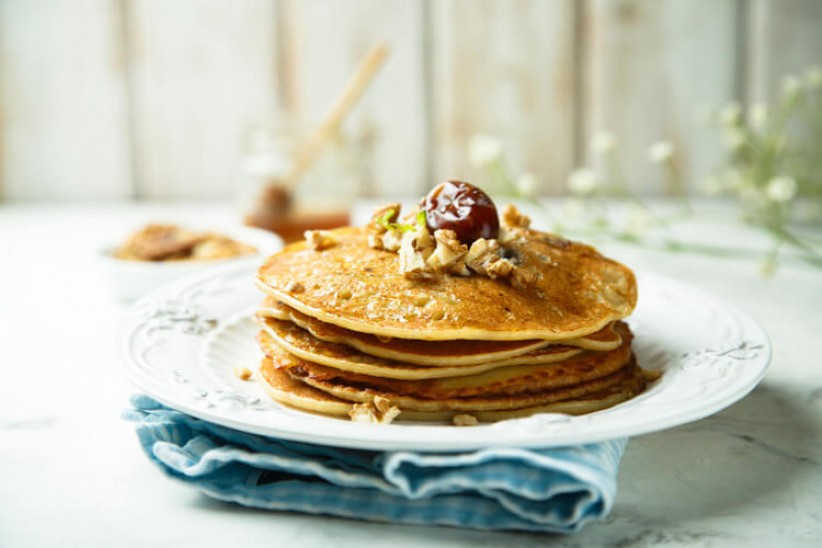 cara membuat pancake kurma