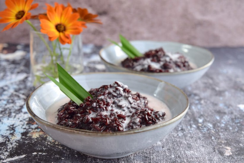 cara membuat bubur ketan hitam