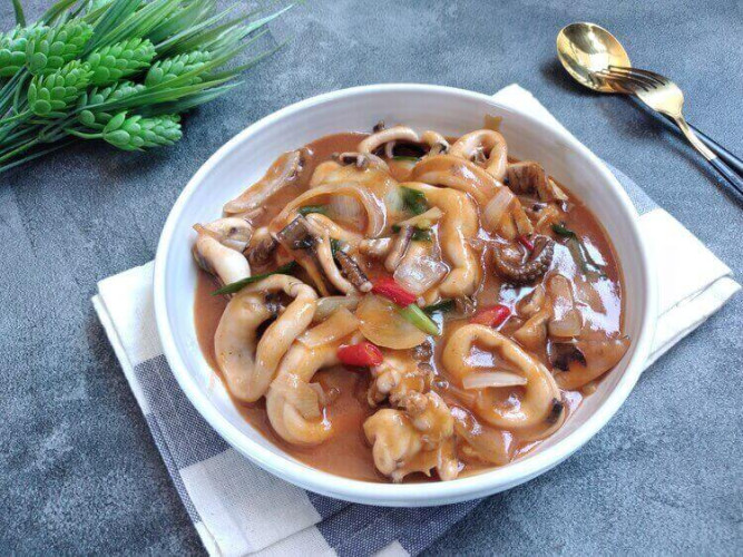 resep cumi saus tiram
