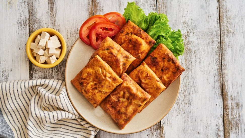 resep martabak tahu kornet