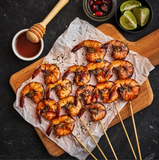 resep sate udang bakar 