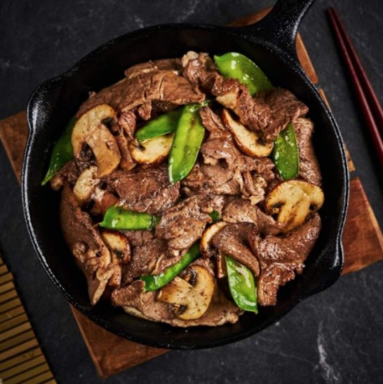 Tumis Daging Jamur & Kapri