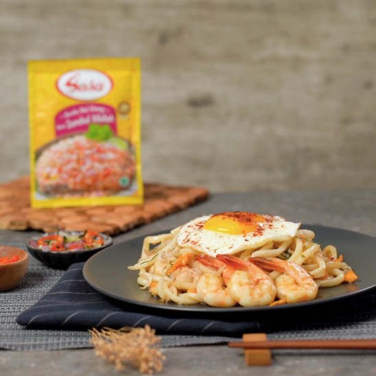resep udon sambal matah