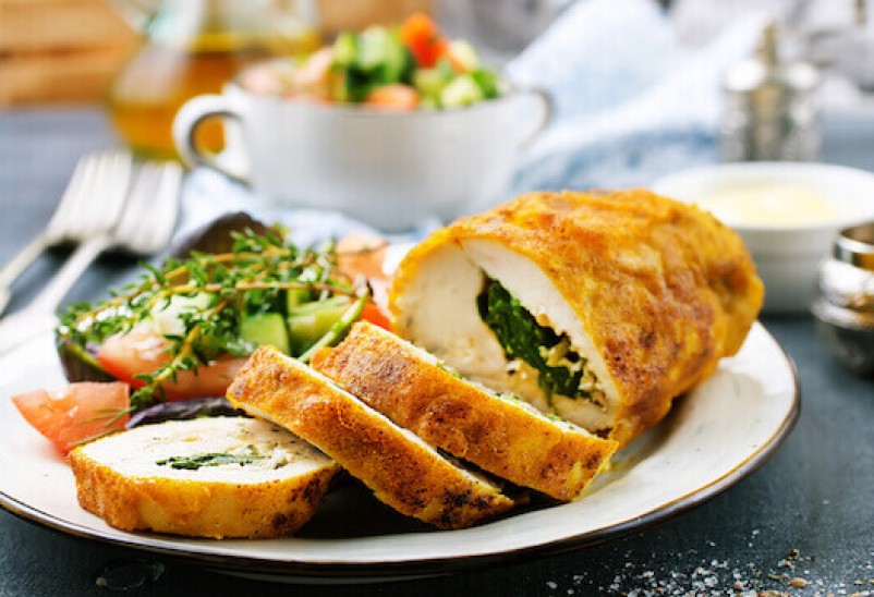 cara membuat chicken roll