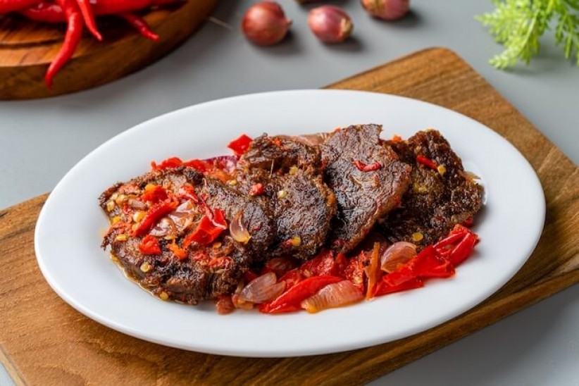 Sambal Lado Dendeng Basah