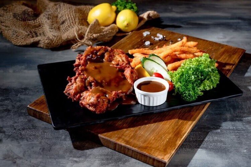 Steak Ayam Goreng Teriyaki