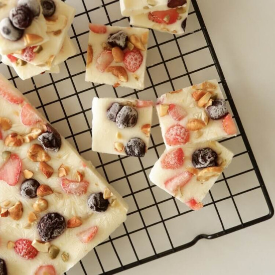 resep yogurt bark